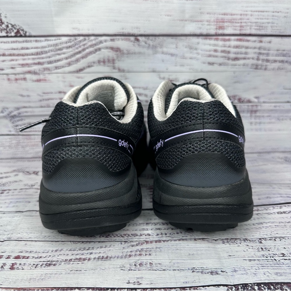 Women GDEFY Gravity Defyer Mighty Walk Black Athletic Shoes VersoShock Size 9 - Picture 6 of 8